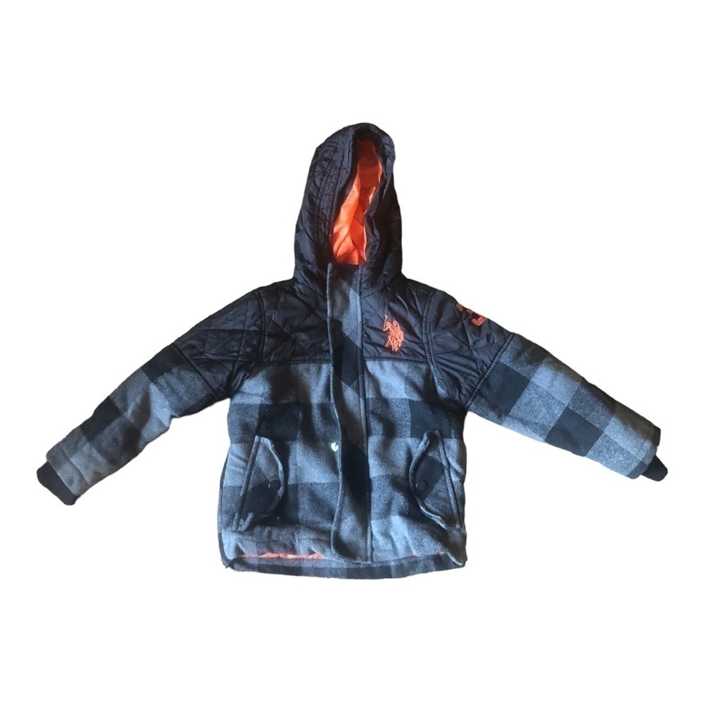 Boy Winter Bleu US polo assist  coat size 4 in Excellent Used condition